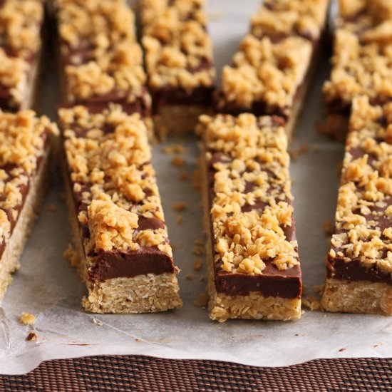 No-Bake Butterscotch Oat Fudge Bars