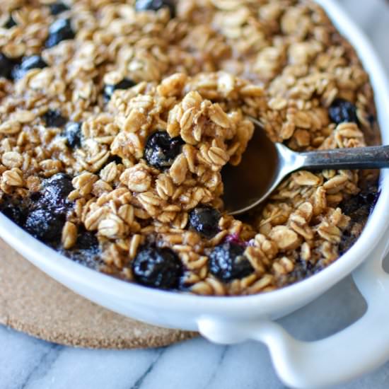 Pumpkin Spice Baked Oatmeal