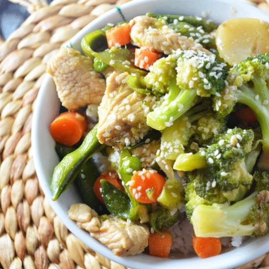 Turkey and Broccoli Stir Fry