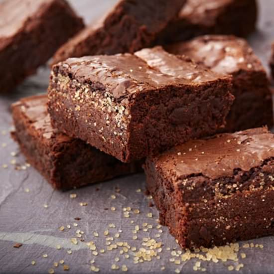 Spicy Malted Chocolate Brownies