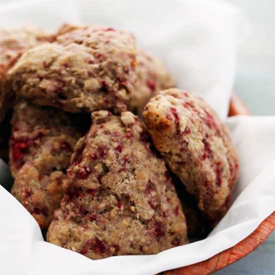 Ricotta Raspberry Scones