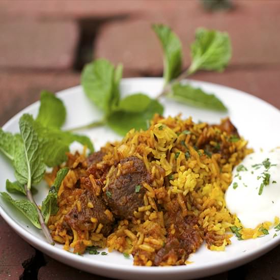 Indian Lamb Biryani