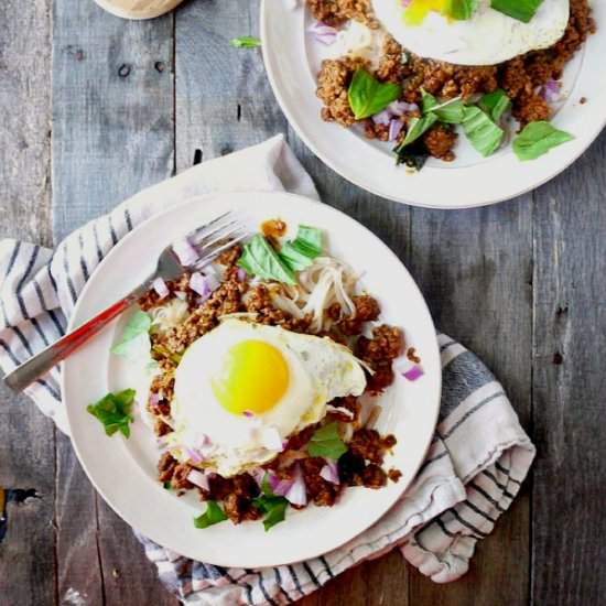 Mind-Blowing Drunken Noodle Chili