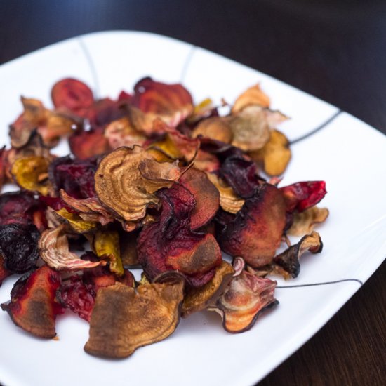 Crispy Oven-Baked Beet Chips