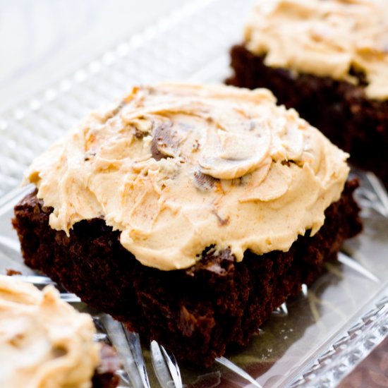 Peanut Butter Pretzel Brownies