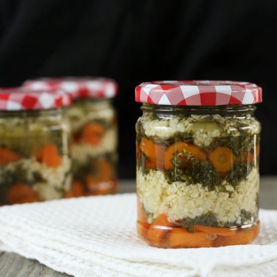 Spicy Preserved Carrots