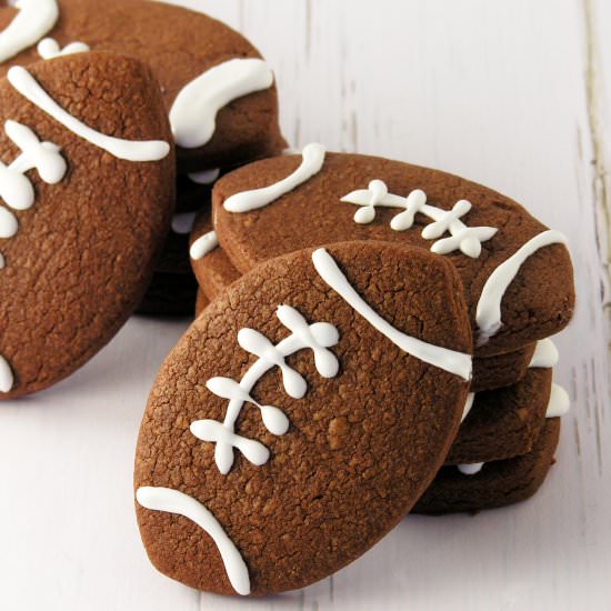 Fun Football Cookies