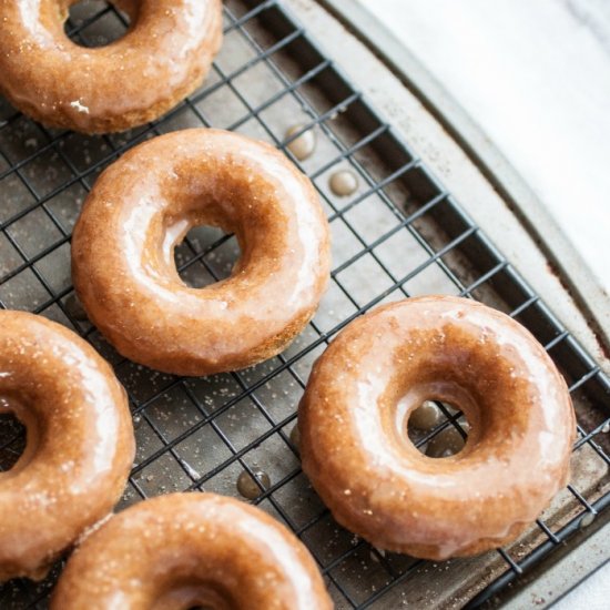 Chai Spiced Baked Doughnut