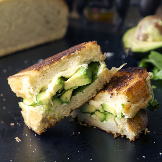 Wasabi Muenster Grilled Cheese