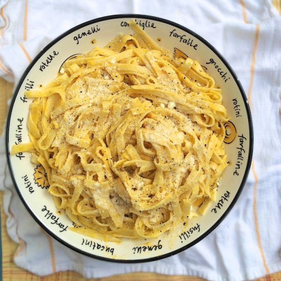 Butternut Squash Fettuccine Alfredo