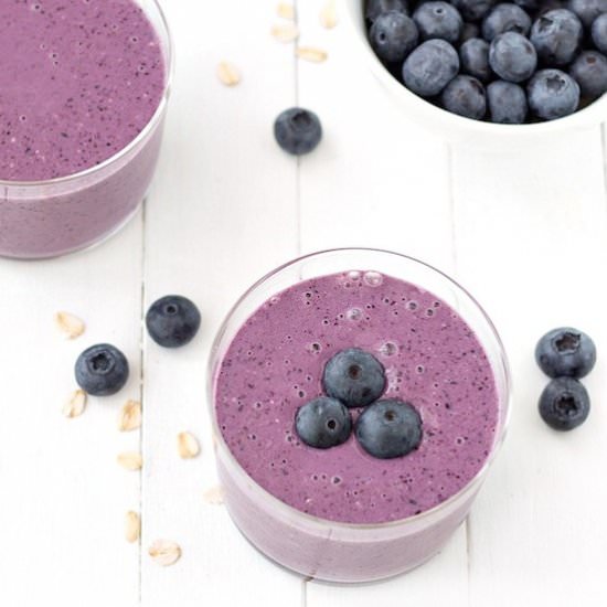 Oatmeal Blueberry Smoothie