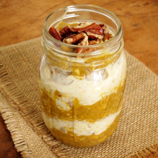 Pumpkin Maple Overnight Oatmeal