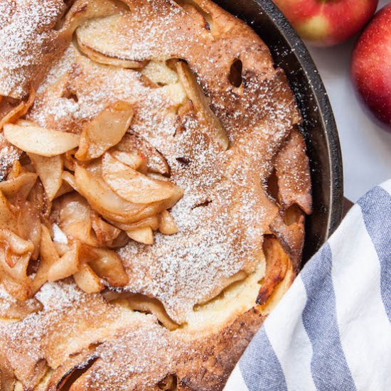 Caramelized Apple Dutch Baby