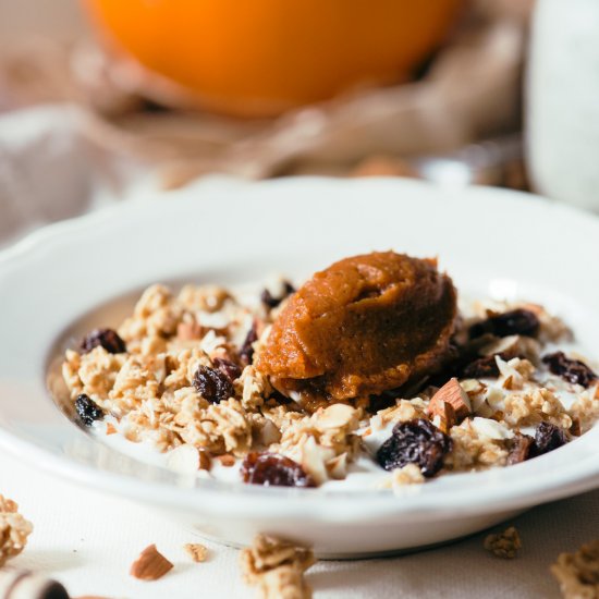 Pumpkin Spice Yogurt & Granola