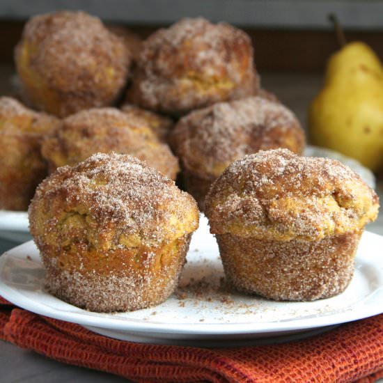 Pumpkin Doughnut Muffins