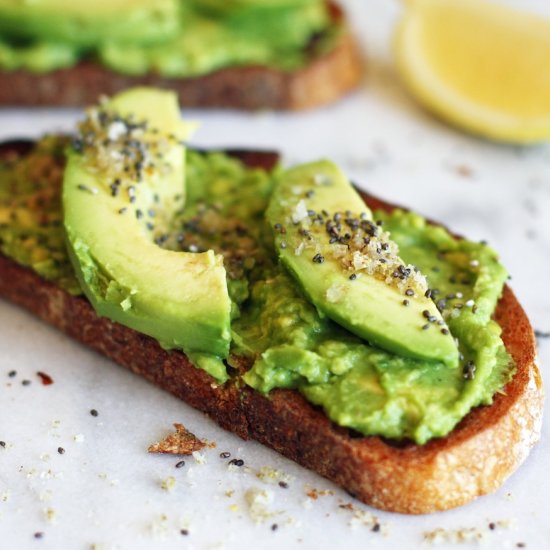 Toasted Avocado Tartine