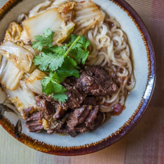 Taiwanese Beef Noodle Soup