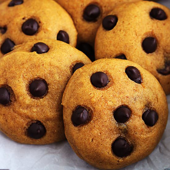 Pumpkin Chocolate Chip Cookies