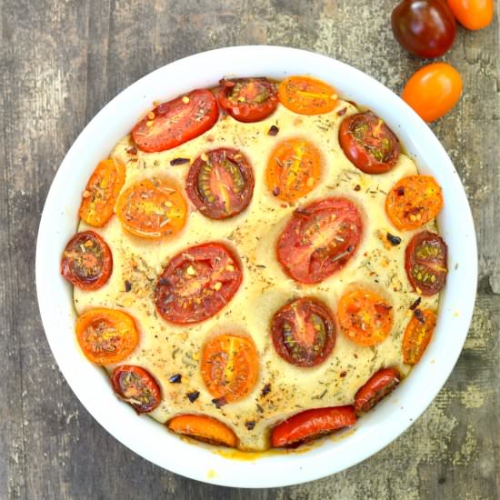 Ricotta-Stuffed Herbed Focaccia