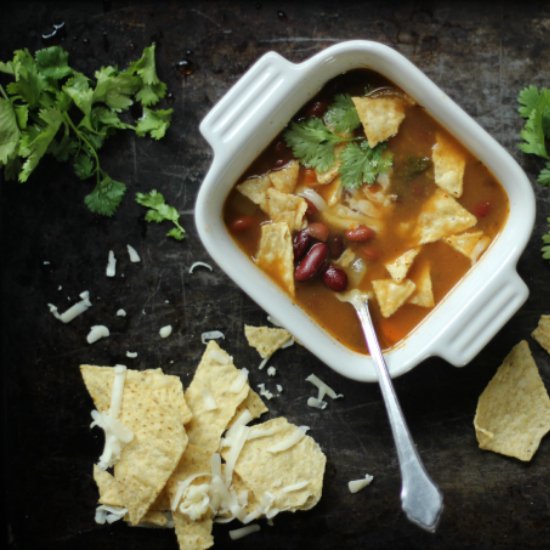 Tortilla Soup-Crock-pot/Stove Top