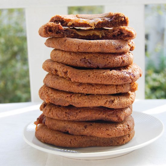 Salted caramel chocolatechip cookie