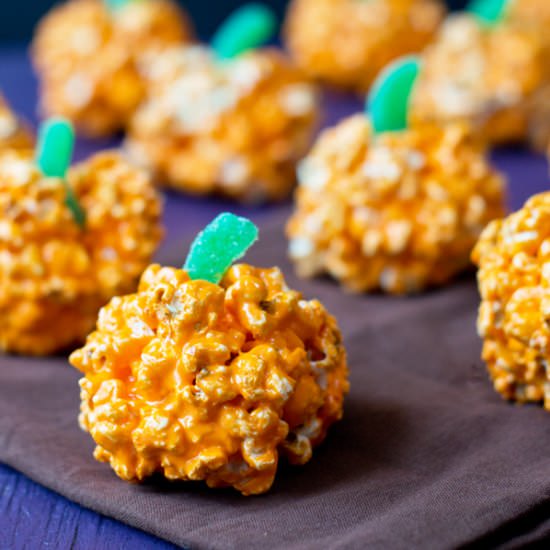 Halloween Popcorn Balls