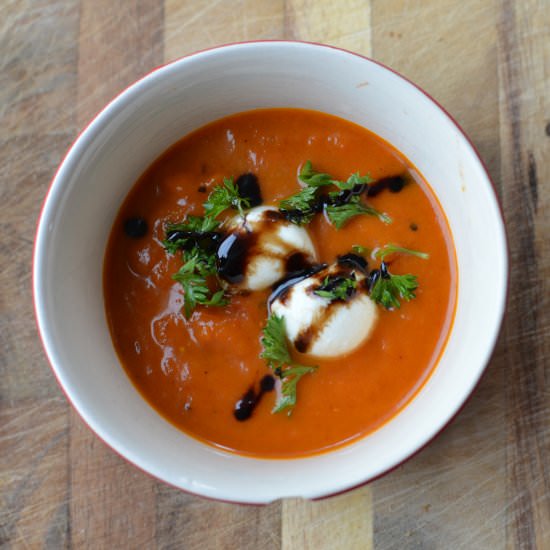 Roasted Tomato and Pepper Soup