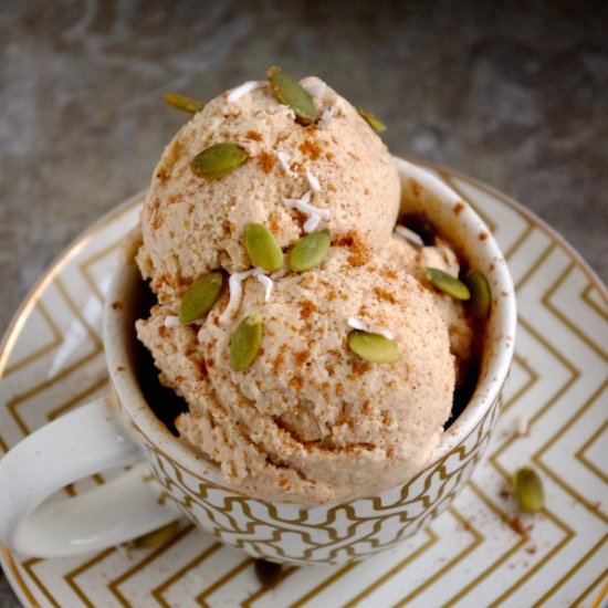 Vegan Pumpkin Pie Ice Cream