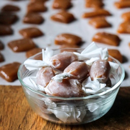 Apple Cider Caramels