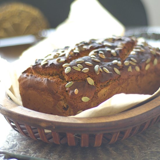 Vegan and Gluten-Free Pumpkin Bread