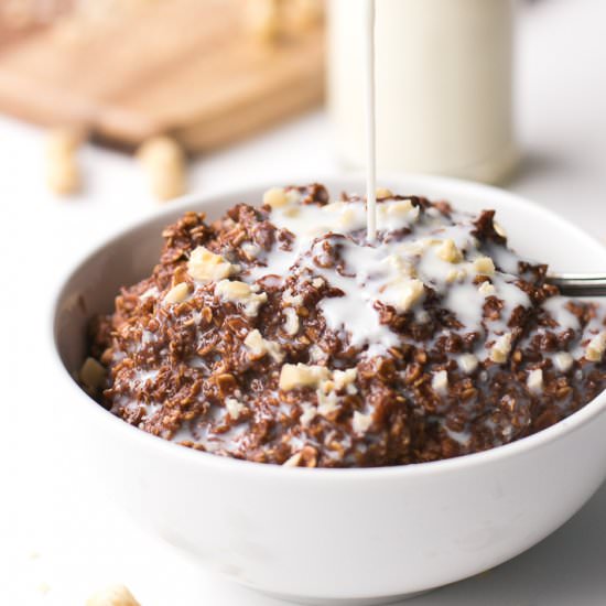 Nutella Brownie Oatmeal