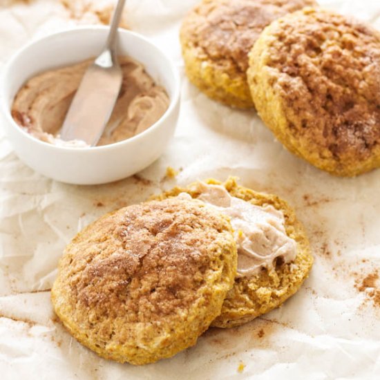 Cinnamon Sugar Pumpkin Scones