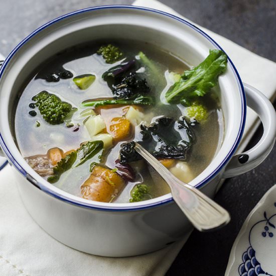 Bone Broth with Vegetables