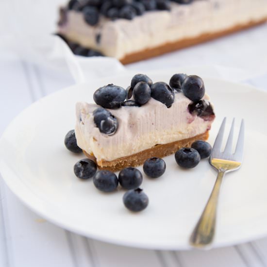 No-Bake Blueberry Cheesecake