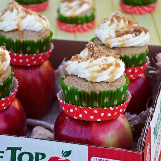 Cinnamon Apple Pie Cupcakes