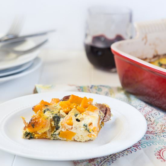 Sausage and Butternut Casserole