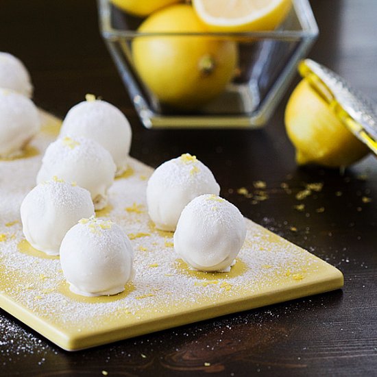 White Chocolate Lemon Truffles