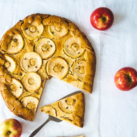 Apple Goat Cheese Tart