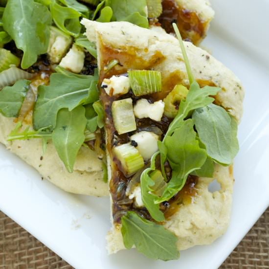 Garlic Balsamic Fig Flatbread