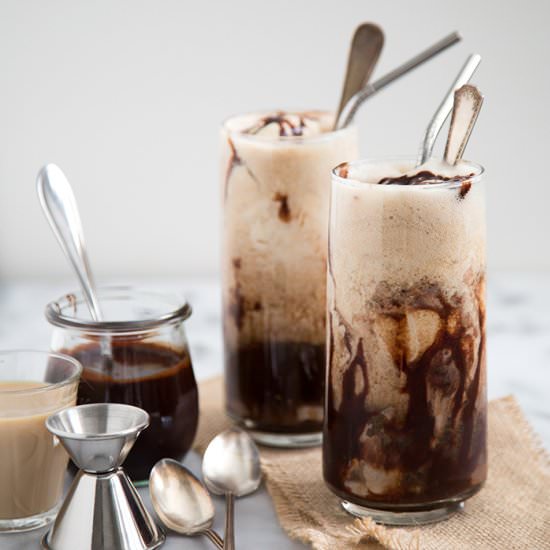 Whiskey Ice Cream Float