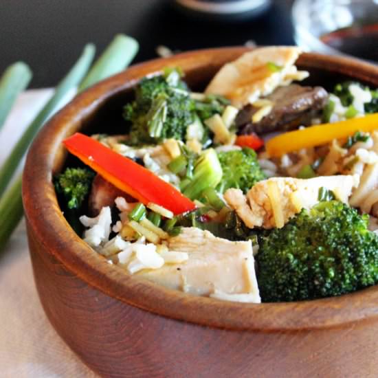 Velvet Chicken Stir Fry