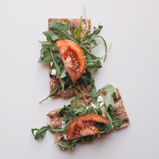 Wasa Toast with Goat Cheese