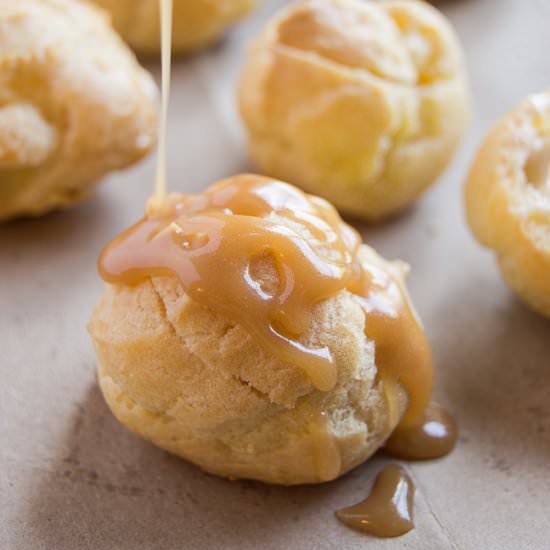 Apple Pie Profiteroles