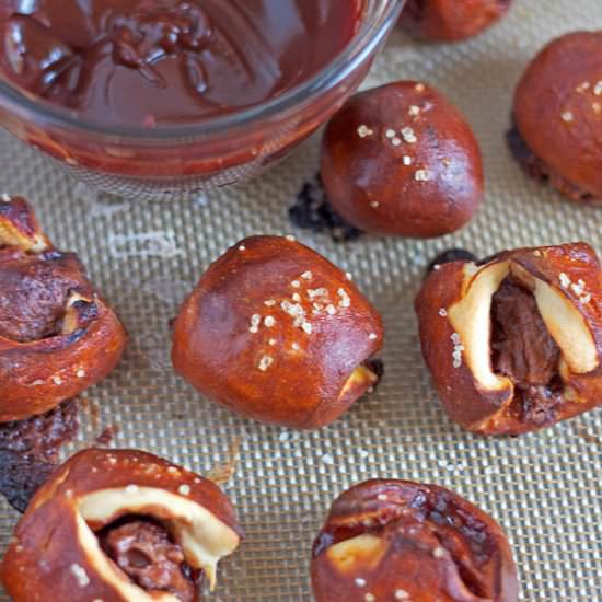 Peanut Butter Cup Pretzel Bites