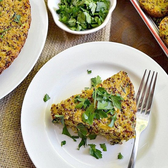 Quinoa & Zucchini Pie