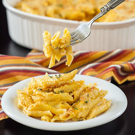 Pumpkin Mac and Cheese