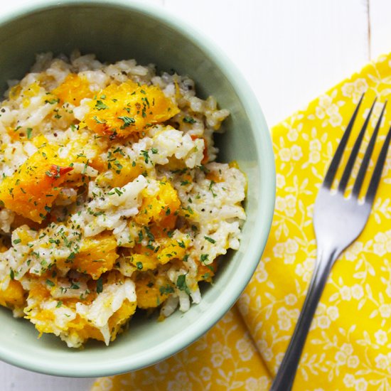 Roasted Pumpkin Risotto