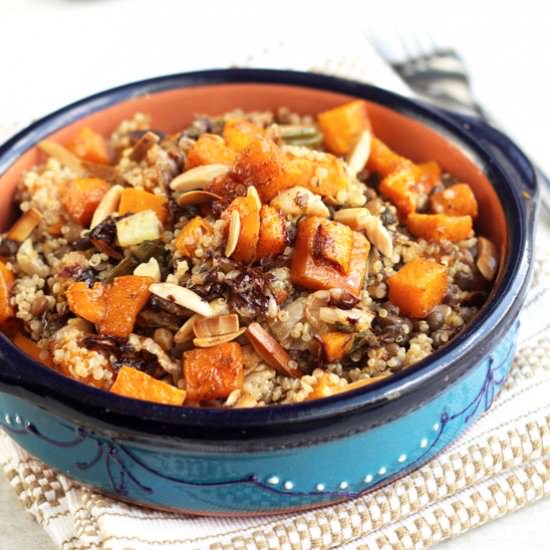 Butternut Squash with Quinoa