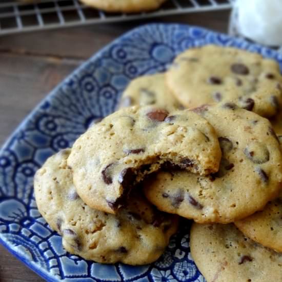 Nutella chocolate chip cookies