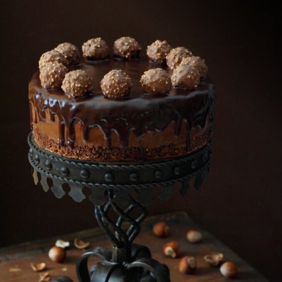 Ferrero Rocher cake